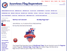 Tablet Screenshot of american-flag-superstore.com